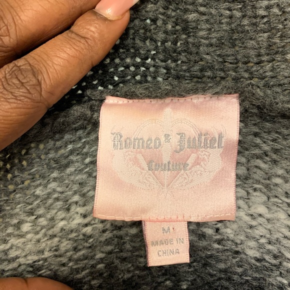 BLK&WHITE SHORT SLEEVE CARDIGAN SZ:M - Picture 7 of 7